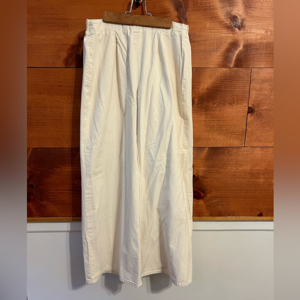 Caralarga wide leg cotton pants